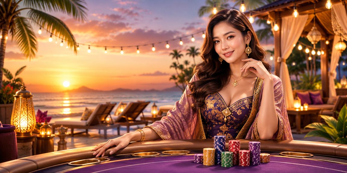 Suasana kasino langsung dalam talian di Malaysia dengan dealer profesional dan pemain aktif